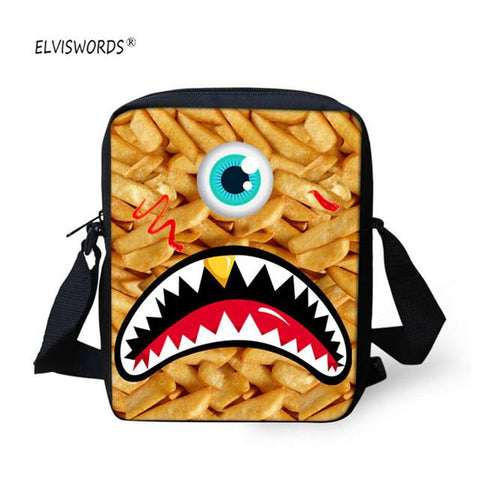 Round Eyes - Mini Shoulder Bags - School Bag Print