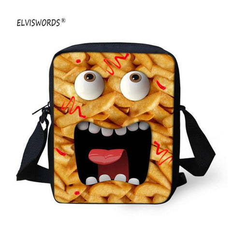 Cute Emoji - Mini Shoulder Bags - School Bag Print