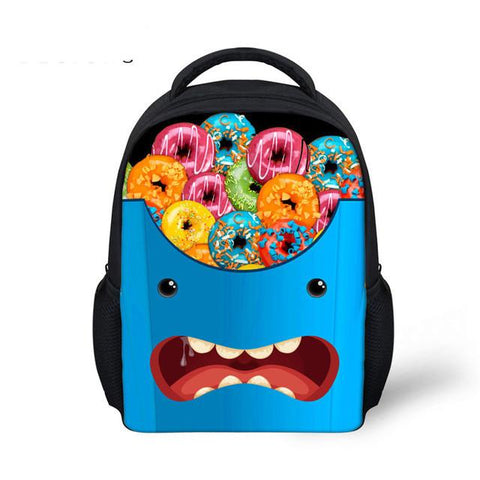Unique Shark Teeth Backpack Boy Book Bags for Primay/Middle School
