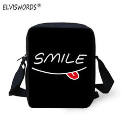 Smiley Face - Mini Shoulder Bags - School Bag Print