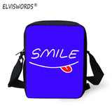 Smiley Face - Mini Shoulder Bags - School Bag Print