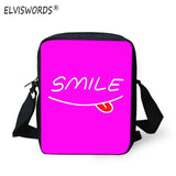 Smiley Face - Mini Shoulder Bags - School Bag Print