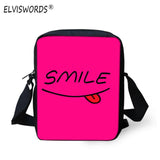 Smiley Face - Mini Shoulder Bags - School Bag Print