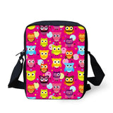 Animal Owl - Mini Shoulder Bags - School Bag Print