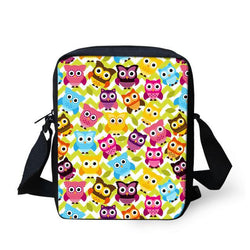 Animal Owl - Mini Shoulder Bags - School Bag Print