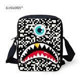 Round Eyes - Mini Shoulder Bags - School Bag Print