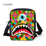 Round Eyes - Mini Shoulder Bags - School Bag Print