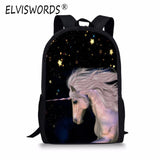 Unicorn - Primary School Bag - School Bag Print