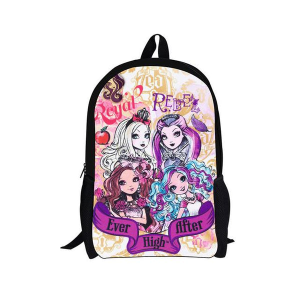 Monster Princess - Primary School Bag - School Bag Print