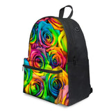 Flower Floral - Middle School Bag - School Bag Print