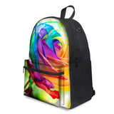 Flower Floral - Middle School Bag - School Bag Print