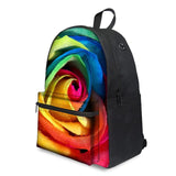 Flower Floral - Middle School Bag - School Bag Print