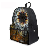 Flower Floral - Middle School Bag - School Bag Print