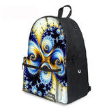 Flower Floral - Middle School Bag - School Bag Print