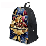 Flower Floral - Middle School Bag - School Bag Print