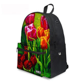 Flower Floral - Middle School Bag - School Bag Print