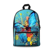 Butterfly - Middle School Bag - School Bag Print