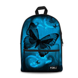 Butterfly - Middle School Bag - School Bag Print